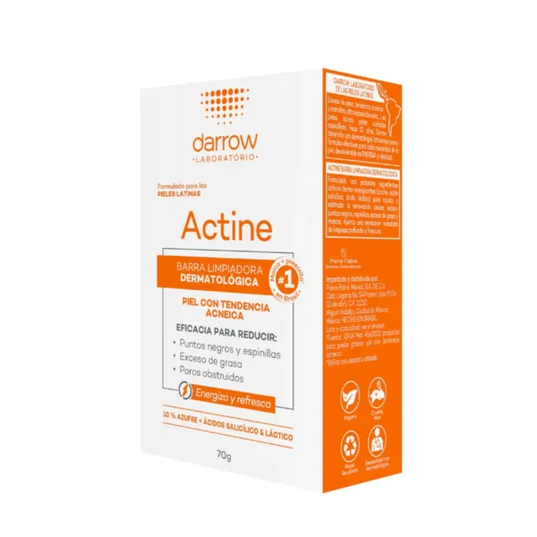 Darrow Actine Barra Piel Grasa Con Tendencia 70G - Image 2