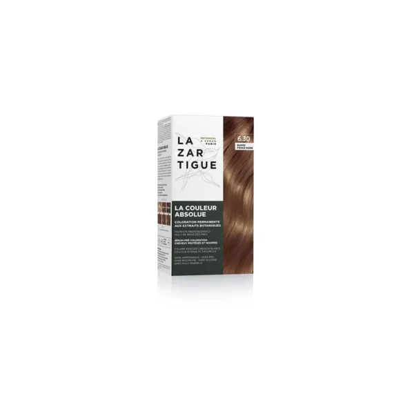Lazartigue Permanent Haircolour With Botanical Extracts 6.30 Golden Dark Blond - Image 2