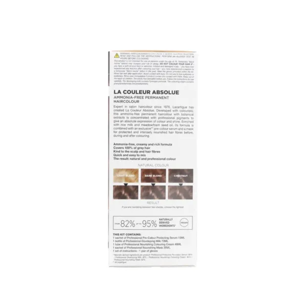 Lazartigue Permanent Haircolour With Botanical Extracts 5.0 Light Chestnut - Image 2
