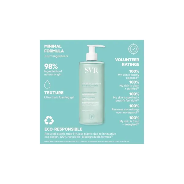 Svr Physiopure Gelee Moussante 400 Ml - Image 2